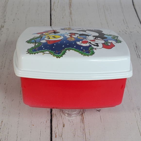 Warner Bros Vintage 1995 Selvester & Tweety Bird Collectible Sandwhich Lunch Box - Picture 10 of 16